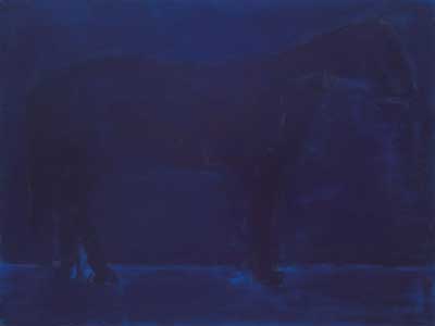 работа украинского художника Анатолия Криволапа «Конь. Ночь.»