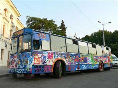Последние дни троллейбусного парка в Севастополе