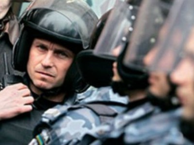 Потасовка между беркутом и сторонниками Тимошенко