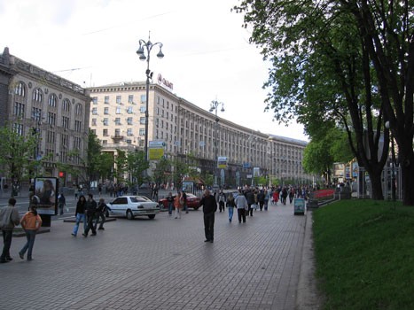 Крещатик - народный центр Киева