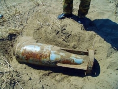 В Крыму найдена 100-килограммовая бомба
